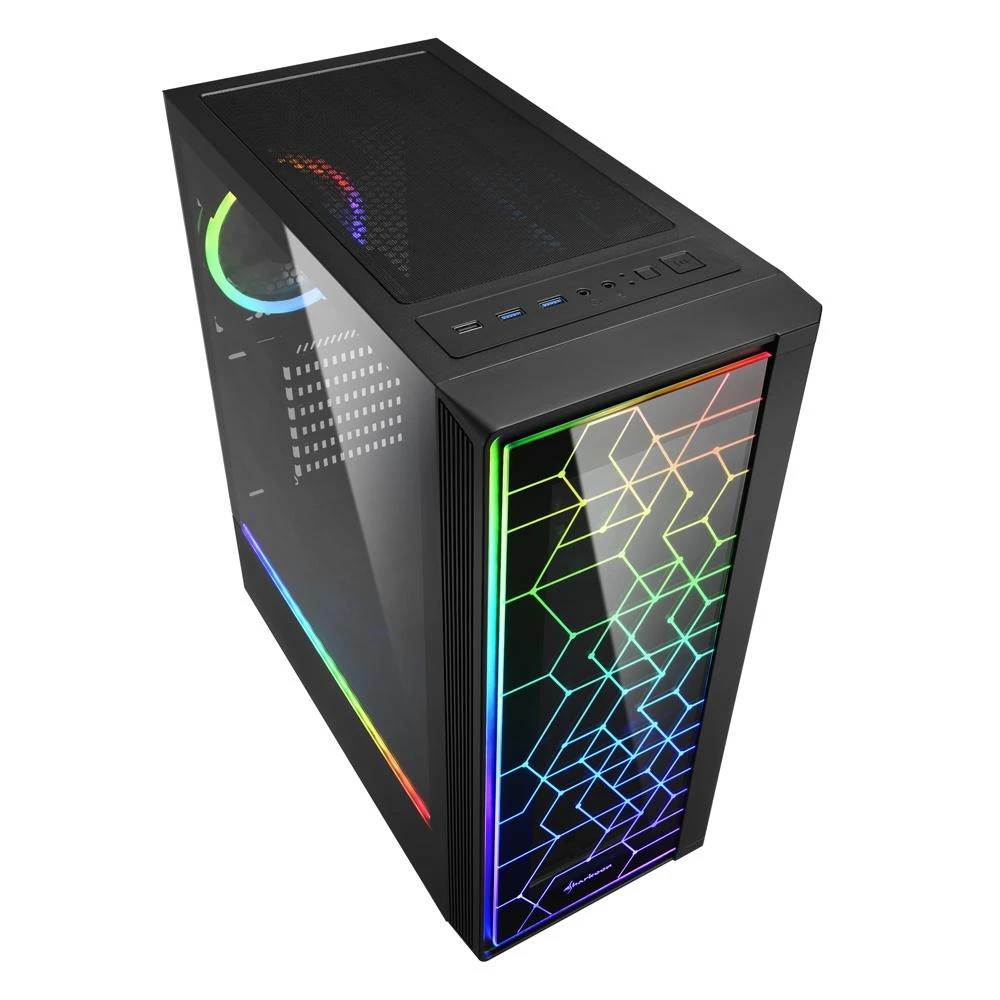 Korpusas GEH Sharkoon RGB LIT 100