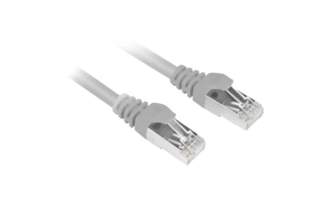 „Sharkoon“ RJ45 Cat.6 - 0,25 m - Cat6 - S/FTP (S-STP) - RJ-45 - RJ-45 - pilkas