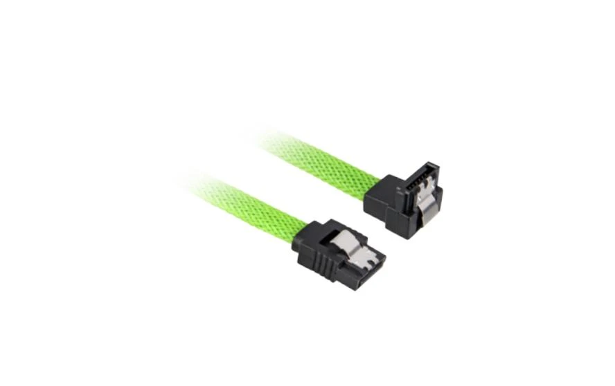 Sharkoon SATA 3 - 0.45 m - SATA III - SATA 7-pin - SATA 7-pin - Male/Male - Juodas,Žalias
