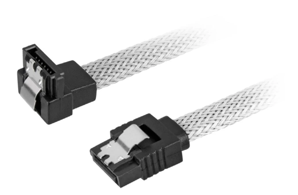 Sharkoon SATA 3 - 0.45 m - SATA III - SATA 7-pin - SATA 7-pin - Male/Male - Juodas,Baltas