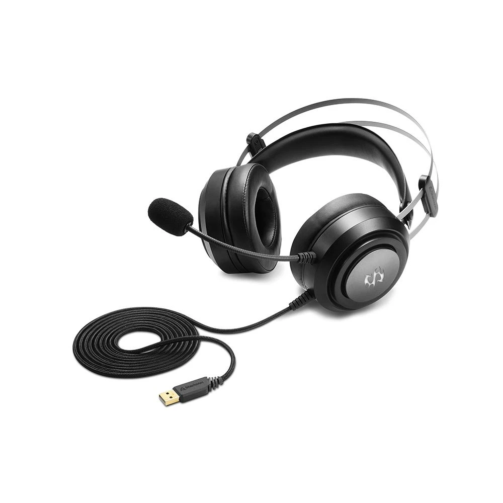 Sharkoon Skiller SGH30 ausinės su USB laidu ir mikrofonu