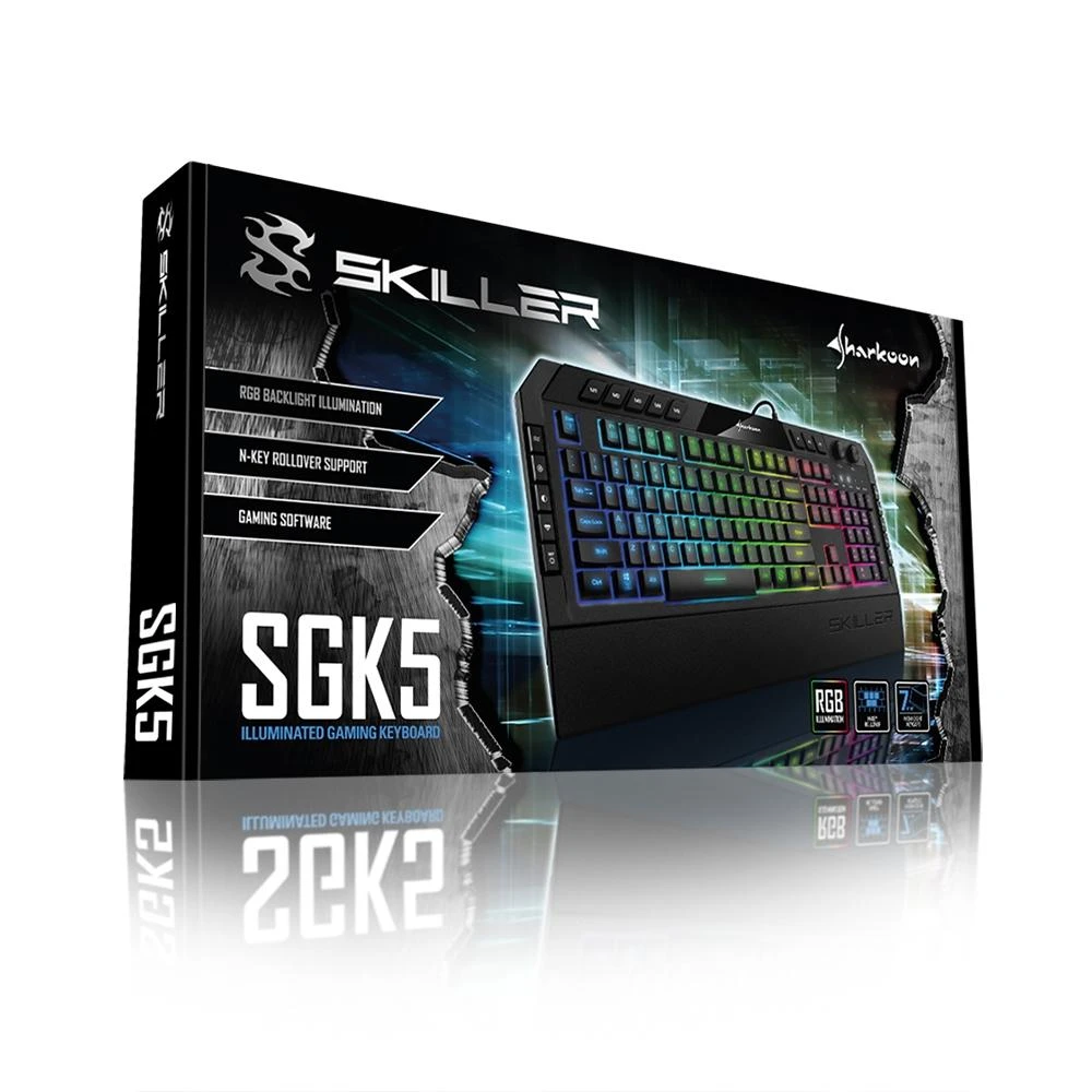 Sharkoon Klaviatūra žaidimams Skiller SGK5 juodas DE