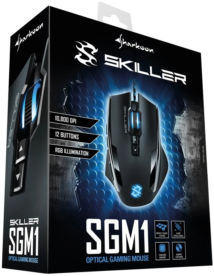 Žaidimų pelė Sharkoon Skiller SGM1