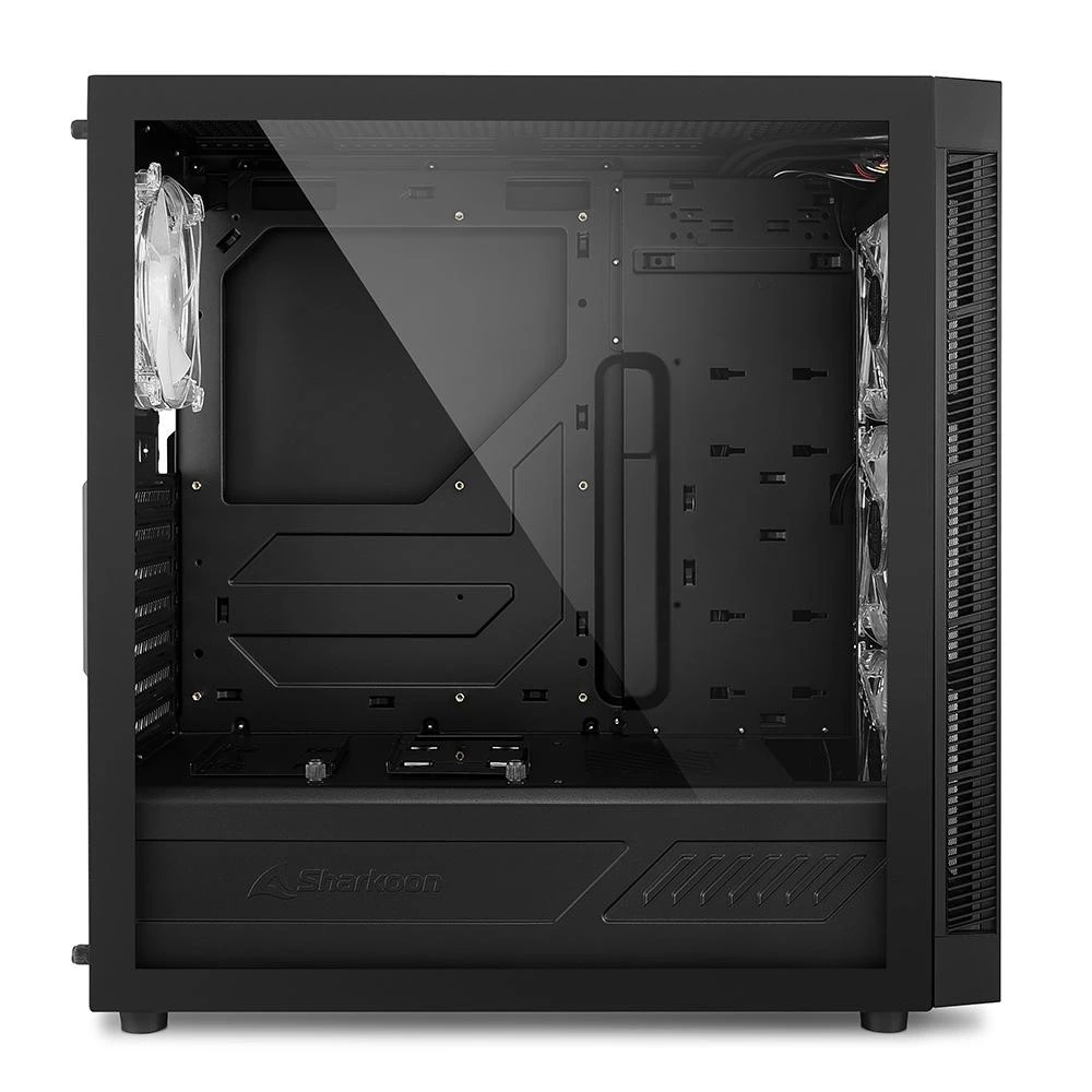 Sharkoon TG6M RGB ATX 1xGlas Juodas