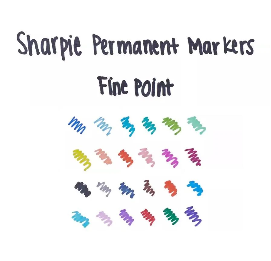 Irwin Markeris „Sharpie“ FINE raud. sp.