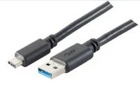 S-Conn Kabelis USB Shiverpeaks USB-A - USB-C 1.8 m Juodas (77141-1.8)