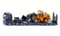 Žaislinis MAN TGX XXL sunkvežimis su JCB krautuvu Siku Super