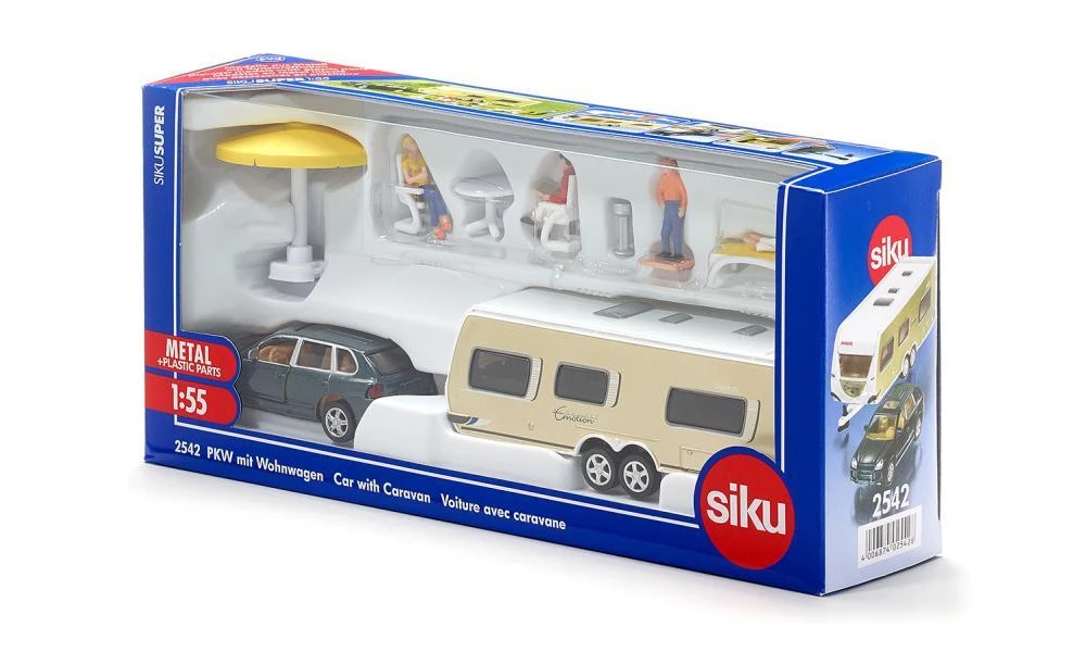 Siku Automobilis su kempingo gultu