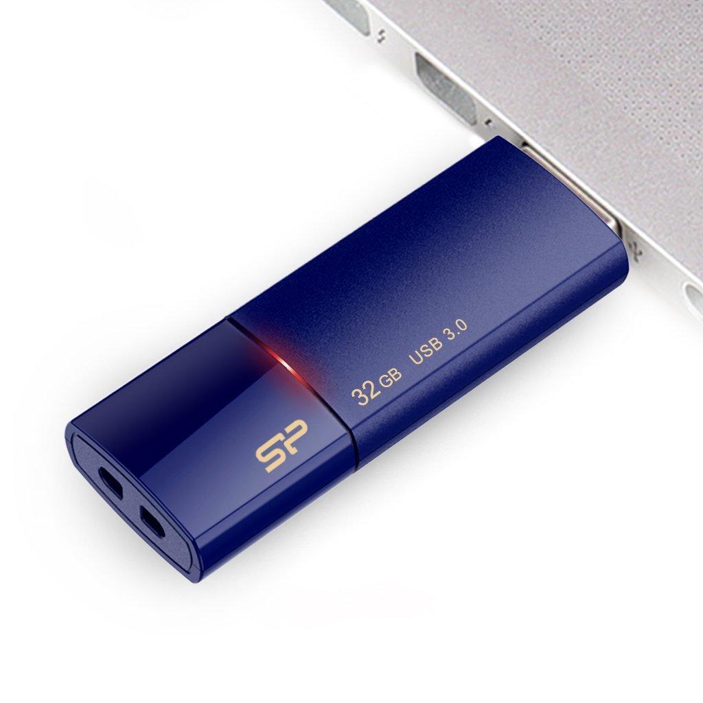 SILIKONIO MAITINIMO KOMPIUTERIS & COMMUNICAT SILICON POWER atmintis USB Blaze B05 32GB USB 3.2 Mėlyna