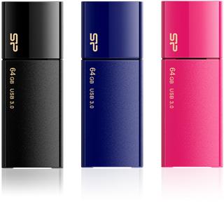 SILIKONIO MAITINIMO KOMPIUTERIS & COMMUNICAT SILICON POWER atmintis USB Blaze B05 64GB USB 3.2 Rožinė