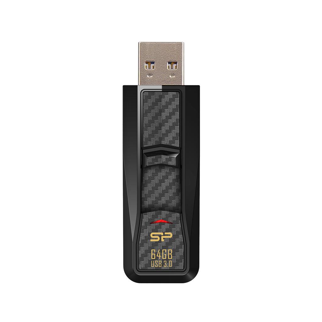 USB-Stick 256GB Silicon Power USB3.0 B50 Juodas