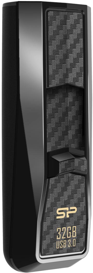 „Silicon Power“ atmintinė 32 GB Blaze B50 USB 3.0, juoda