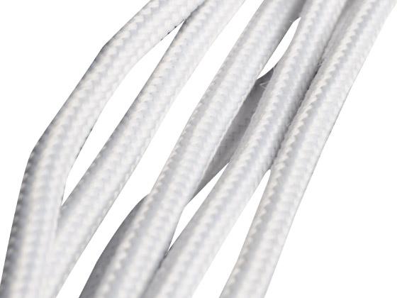SilverStone 6 kontaktų PCIe į 6 kontaktų PCIe prailginimo kabelis, 250 mm, baltas