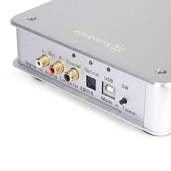 SilverStone EB01-E DAC garso jungtys