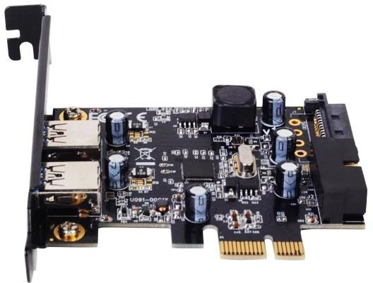 SilverStone BA504 SST-EC04-E PCIe plokštė, skirta 2 vidinėms/išorinėms USB 3.0 jungtims