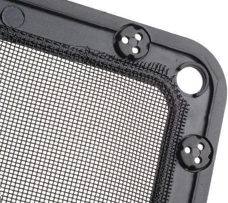 SilverStone ventiliatoriaus grotelės ir filtro komplektas SST-FF141B Juodas, 140 x 140 x 3 mm