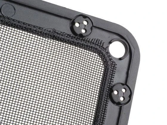 SilverStone ventiliatoriaus grotelės ir filtro komplektas SST-FF141B Juodas, 140 x 140 x 3 mm