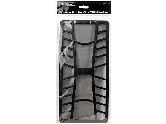 SilverStone SST-FF142B 320x155mm FAN-filter Juodas