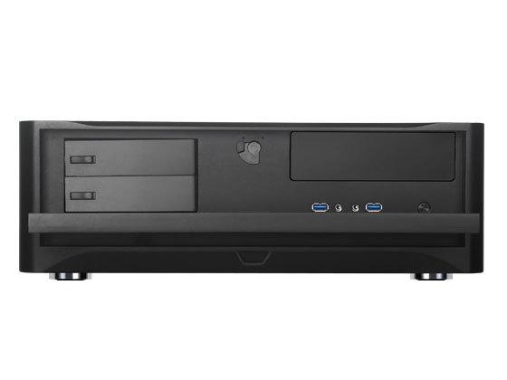 PC korpusas Silverstone SST-GD06B Grandia HTPC Micro ATX, Juodas