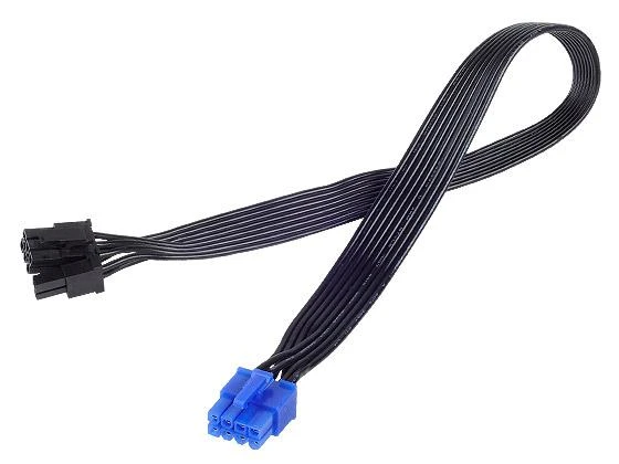 SilverStone Rinkinys kabli, Juodas (SST-PP05-E)
