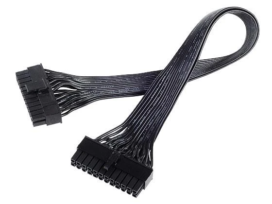 SilverStone Rinkinys kabli, Juodas (SST-PP05-E)