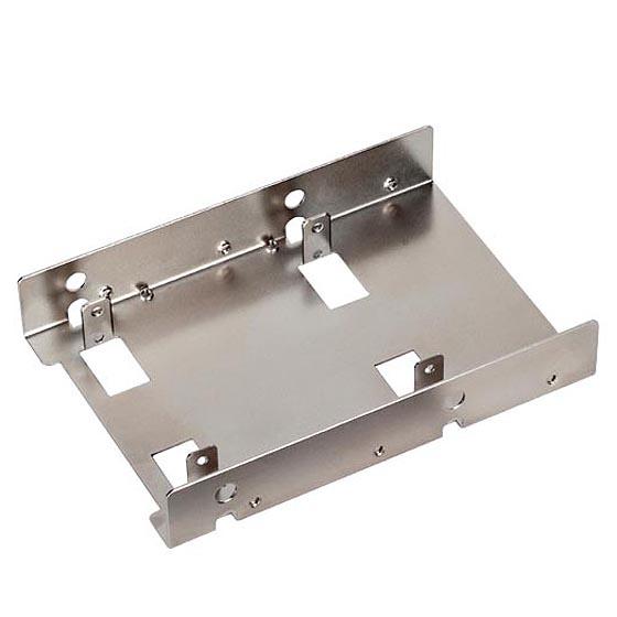 „SilverStone SST-SDP08-Lite“ keitiklis iš 3,5 į 2 x 2,5 colio lizdus