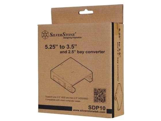 SilverStone Adapteris 5.25 na 3.25 i 2x2.5 cala SST-SDP10B