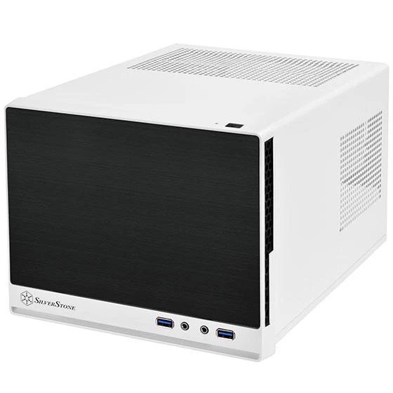 PC korpusas Silverstone Compact Cube SST-SG13WB-Q Sugo Mini-ITX, juodai baltas