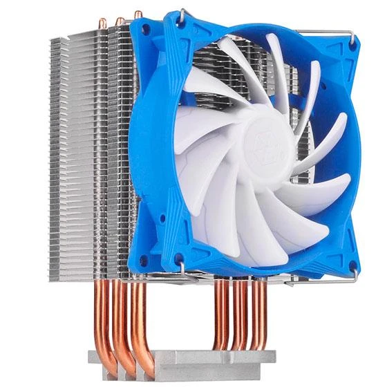 SilverStone Argon AR08 variniai vamzdeliai ir mėlynas ventiliatorius