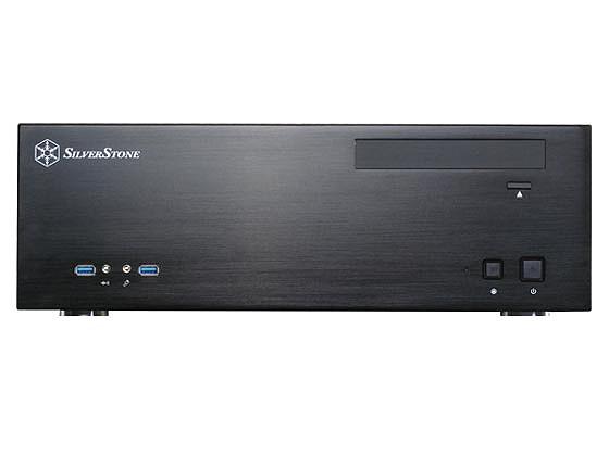 PC korpusas Silverstone SST-GD04B USB 3.0 Grandia HTPC Micro ATX, Juodas