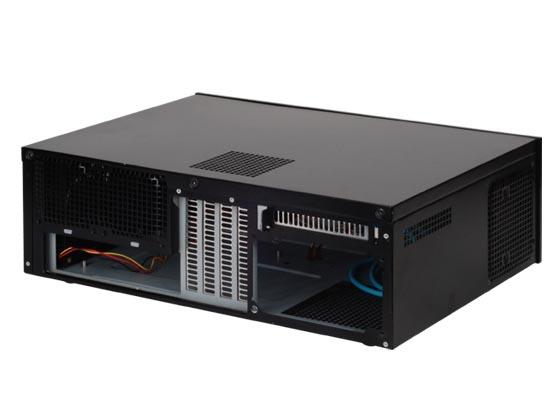 PC korpusas Silverstone SST-GD04B USB 3.0 Grandia HTPC Micro ATX, Juodas