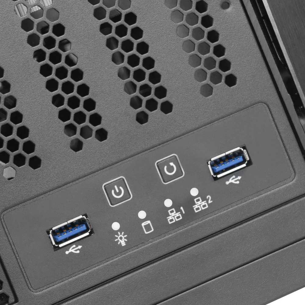 SilverStone SST-RM41-506 Rackmount Server - 4U - juodas
