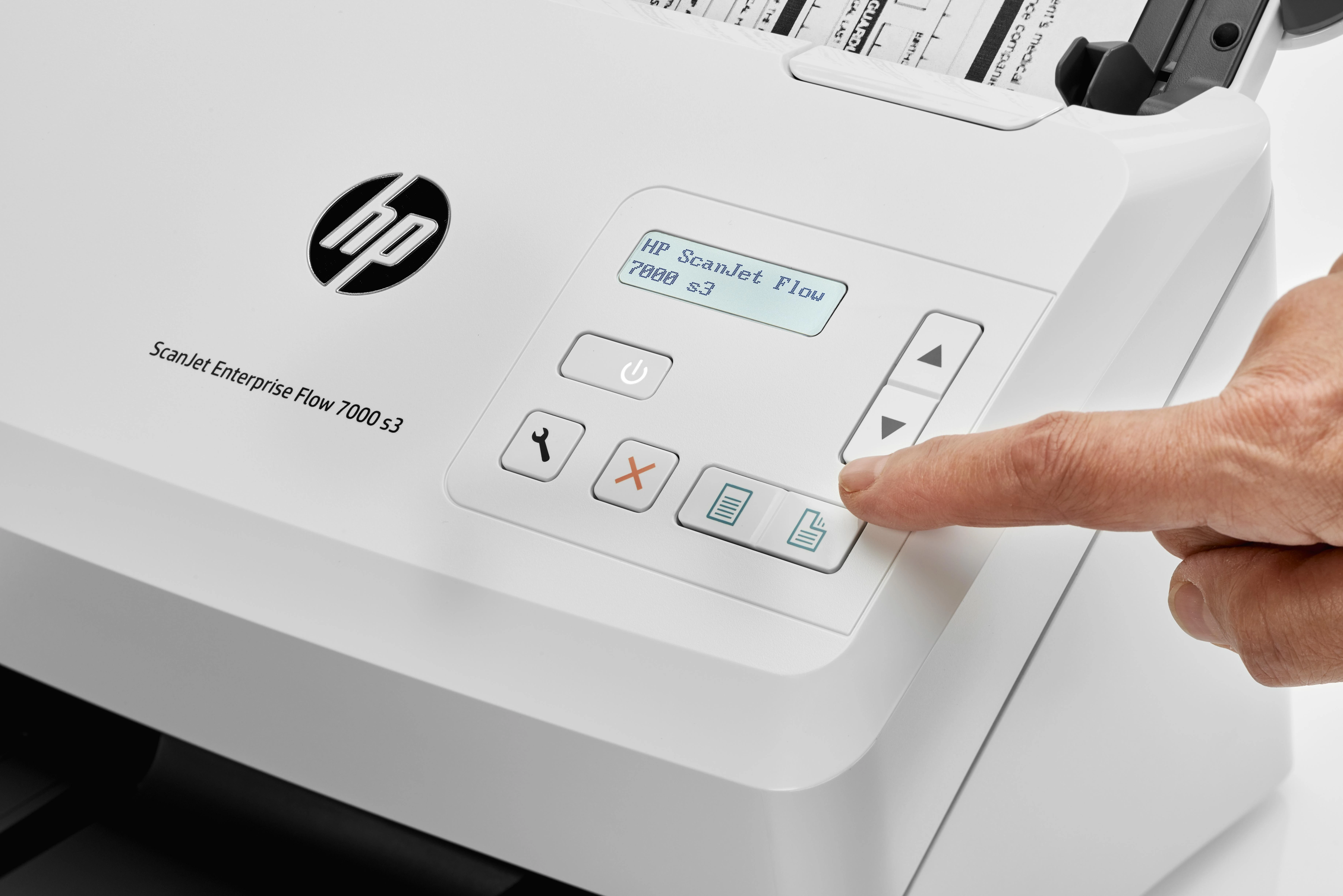 Skeneris Hewlett Packard (HP) SCANJET ENTERPRISE FLOW 7000 S3 - 75PPM SIMPLEX 150IPM DUPLEX