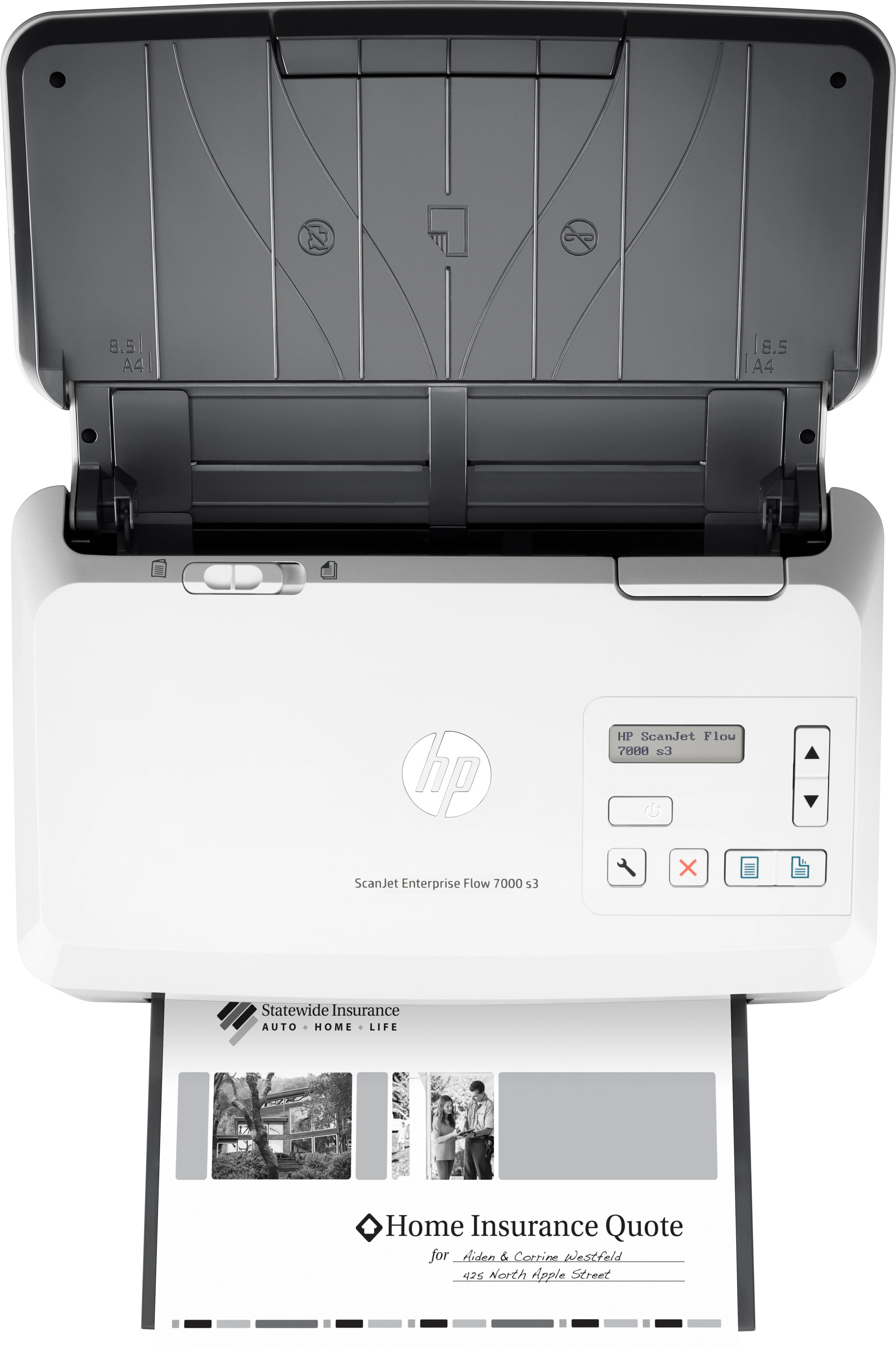 Skeneris Hewlett Packard (HP) SCANJET ENTERPRISE FLOW 7000 S3 - 75PPM SIMPLEX 150IPM DUPLEX