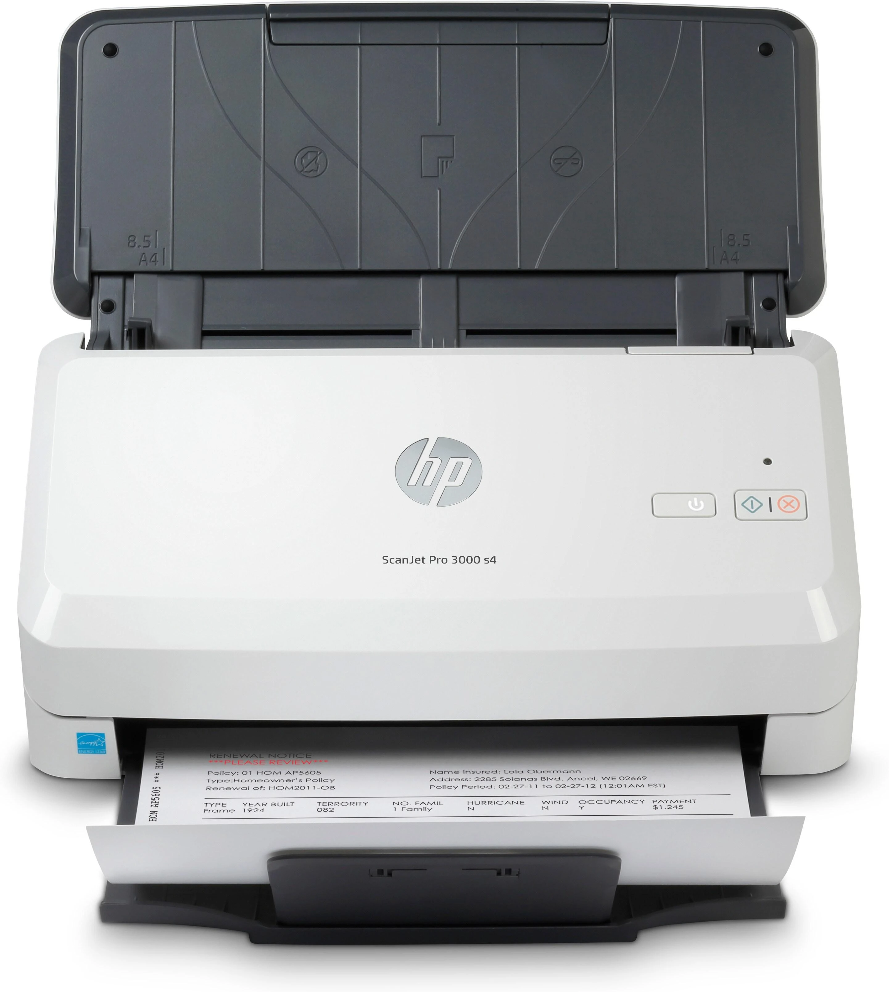 Hewlett Packard (HP) Skeneris HP Scanjet Pro 3000 s4 lapų tiekimo skaitytuvas