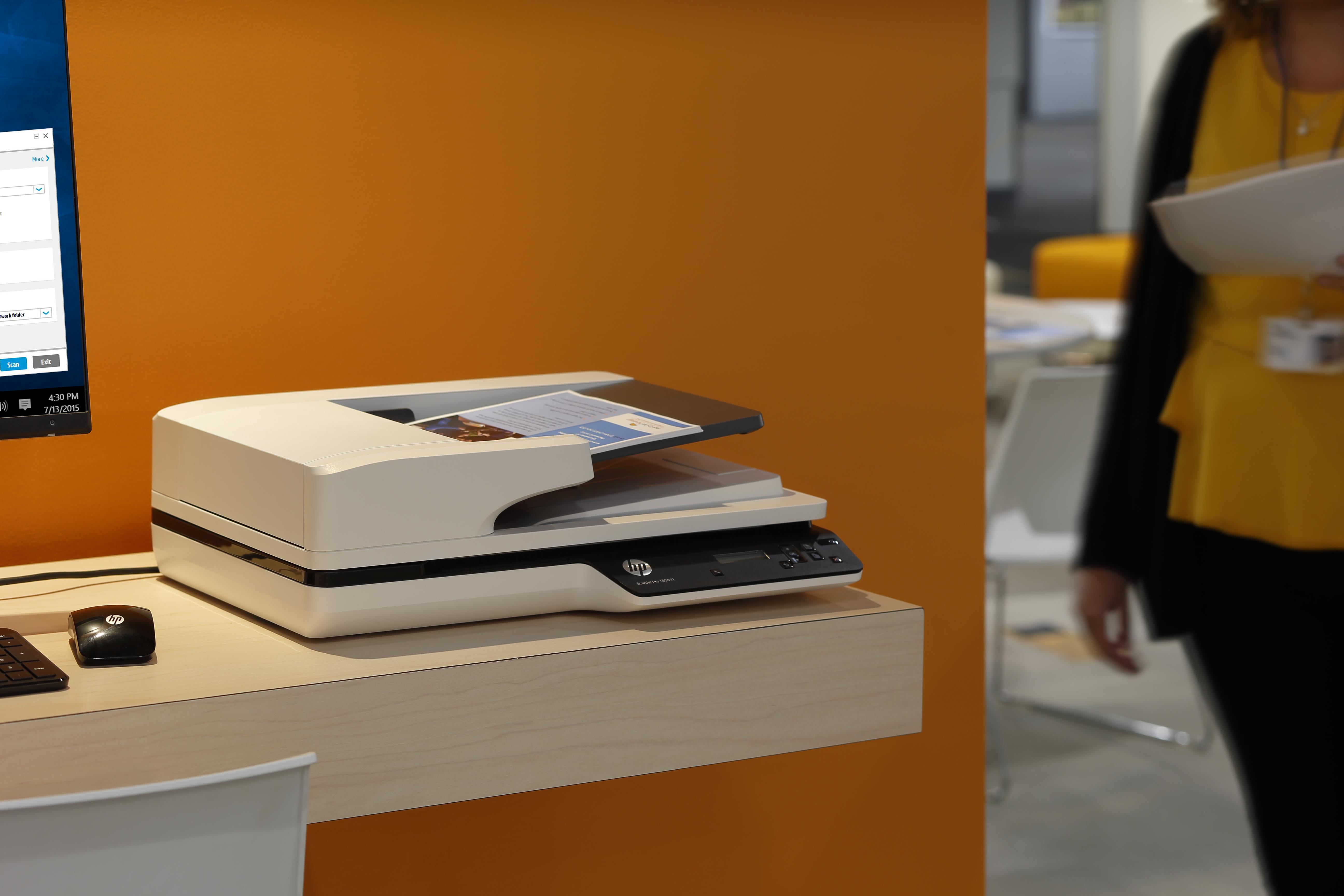 Skeneris Hewlett Packard (HP) HP ScanJet Pro 3500 f1 plokščias skaitytuvas