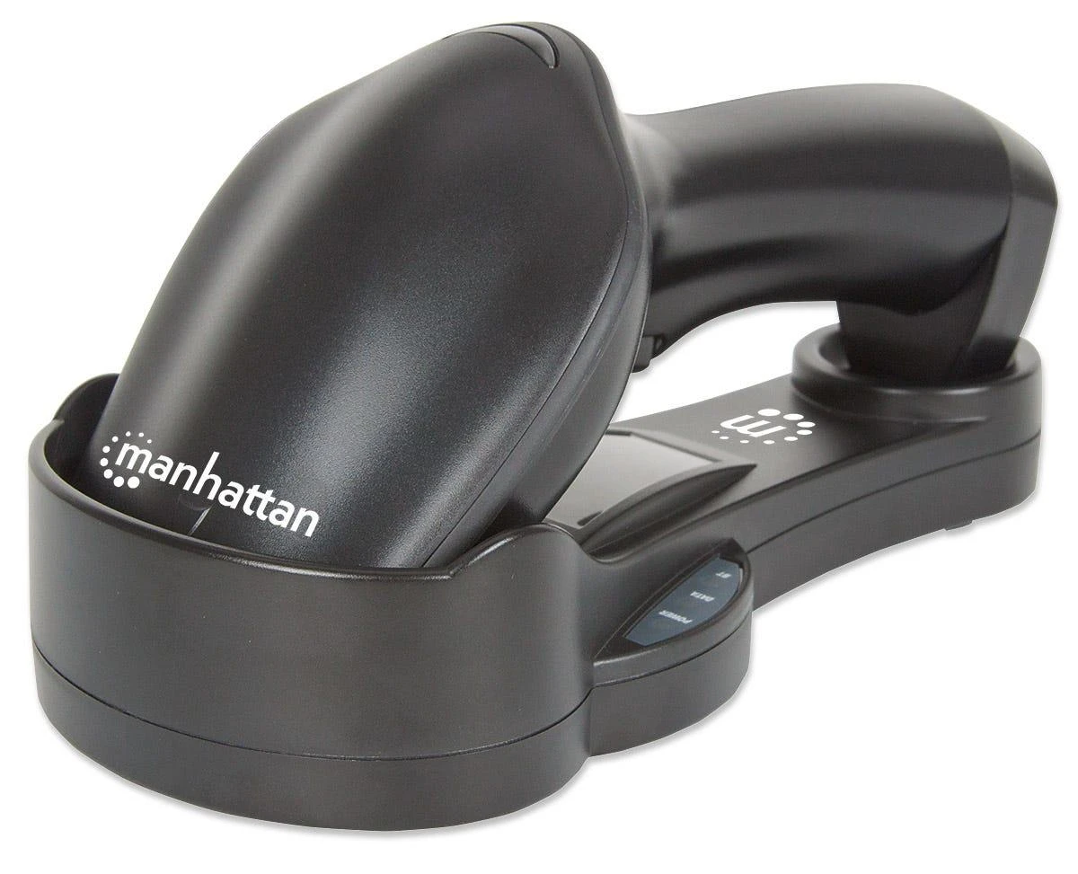 Manhattan 178495 brūkšninių kodų skaitytuvas Handheld bar code reader CCD Juoda