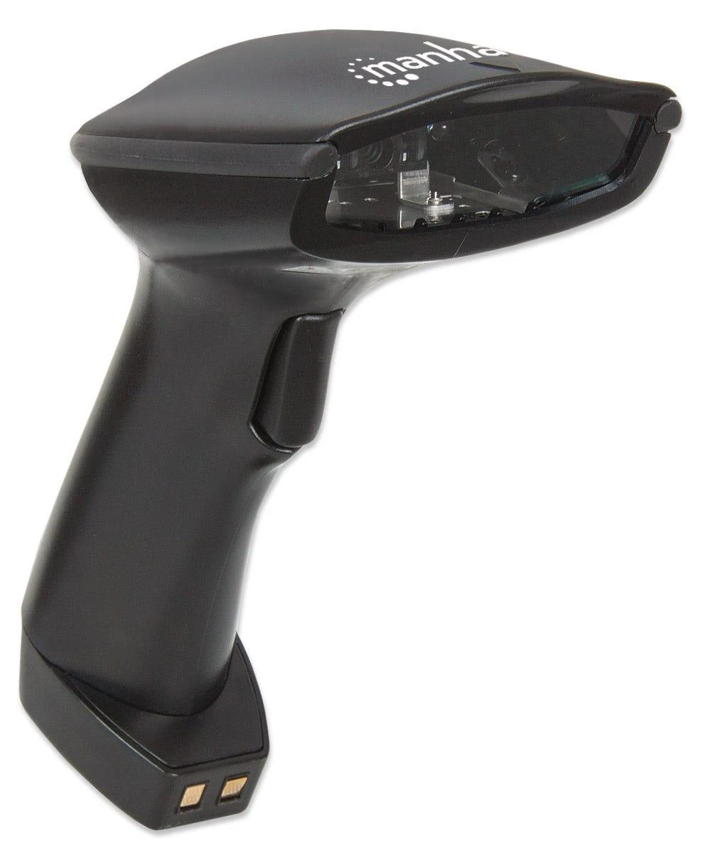 Manhattan 178495 brūkšninių kodų skaitytuvas Handheld bar code reader CCD Juoda