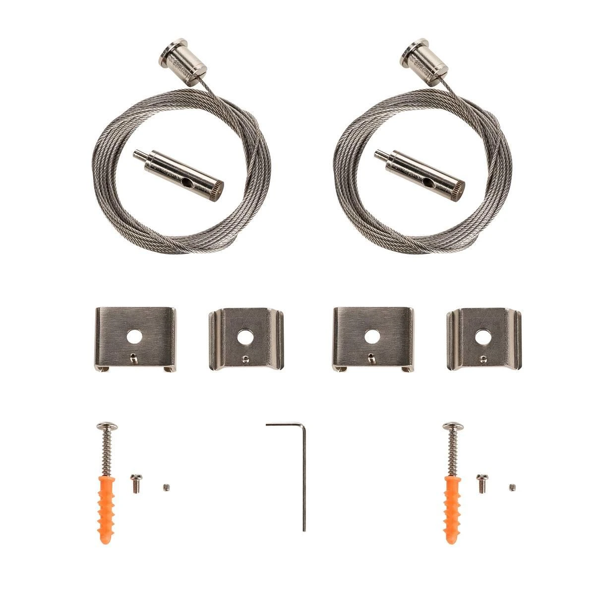slv Plieniniai laidai EUTRAC®, S-TRACK ir 1 fazės sistemoms, 2 x 5m