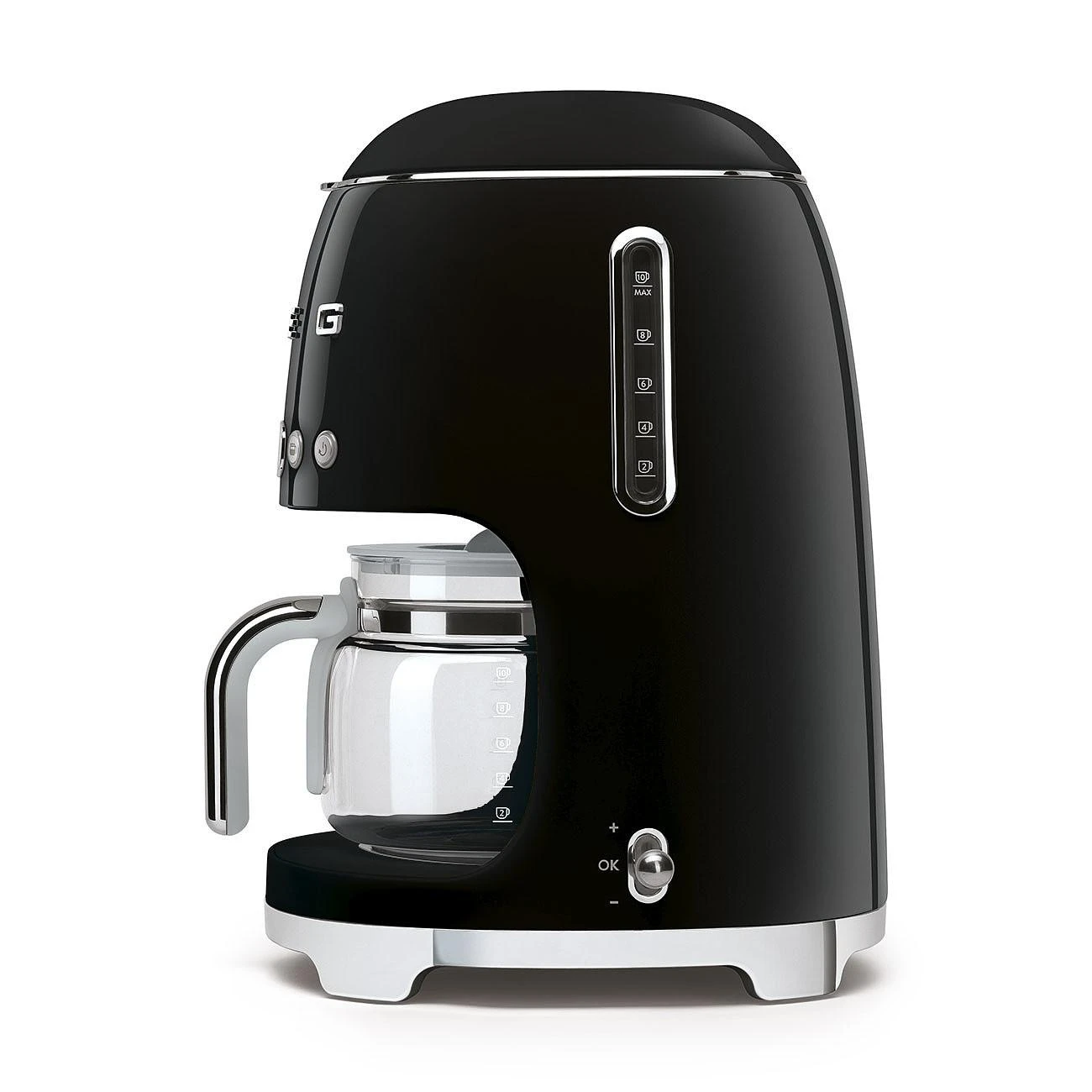 Lašelinis kavos aparatas SMEG DCF02BLEU, juodas