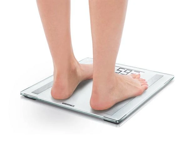 Virtuvinės svarstyklės Skaitmeninės Svarstyklės - Soehnle Shape Sense Control 200, 180kg Talpa, Kūno Kompozicija, Balta