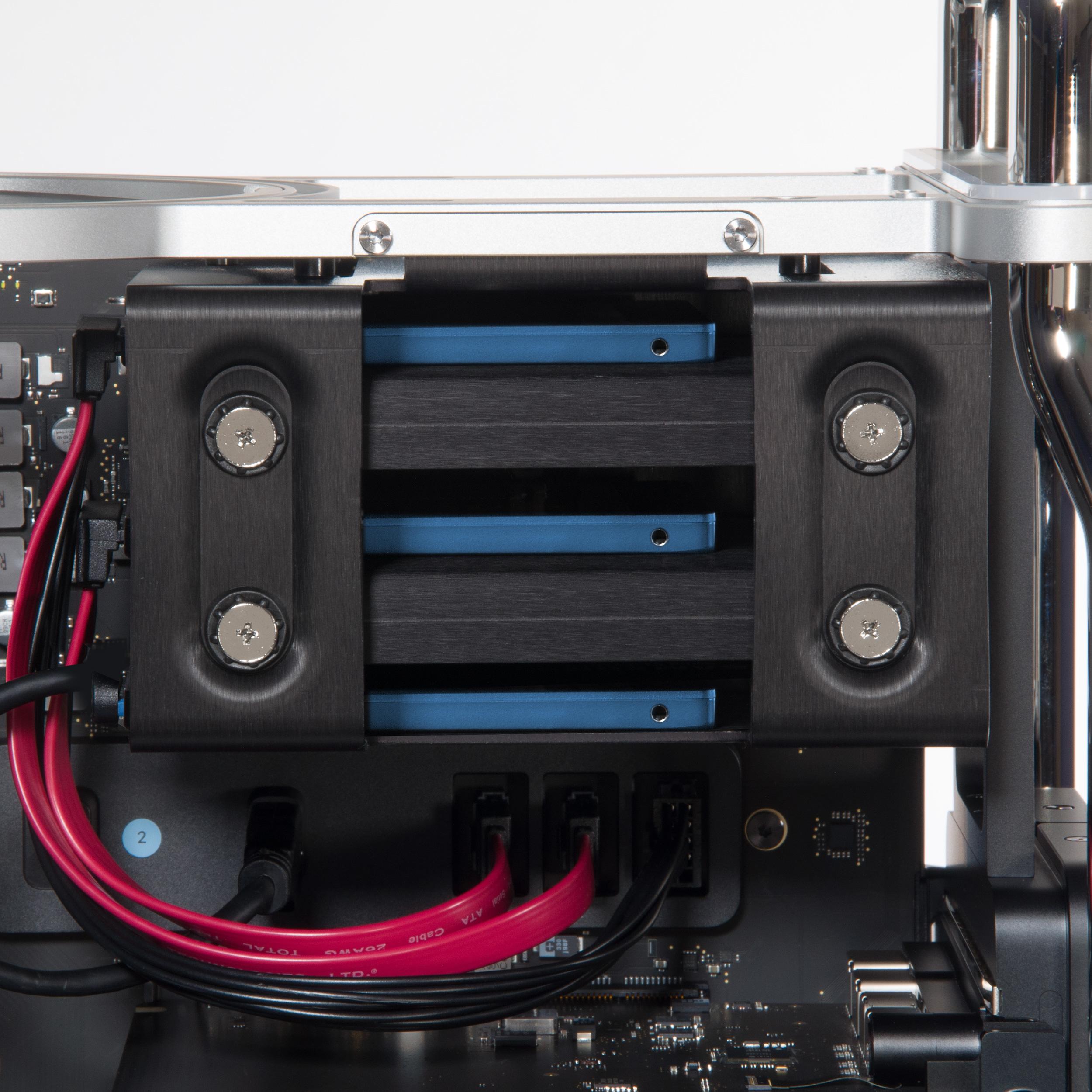 „Sonnet Fusion Flex J3i“ – 3 diskų tvirtinimo sistema, skirta 2019 m. „Mac Pro“ – pridėkite savo SATA diskus