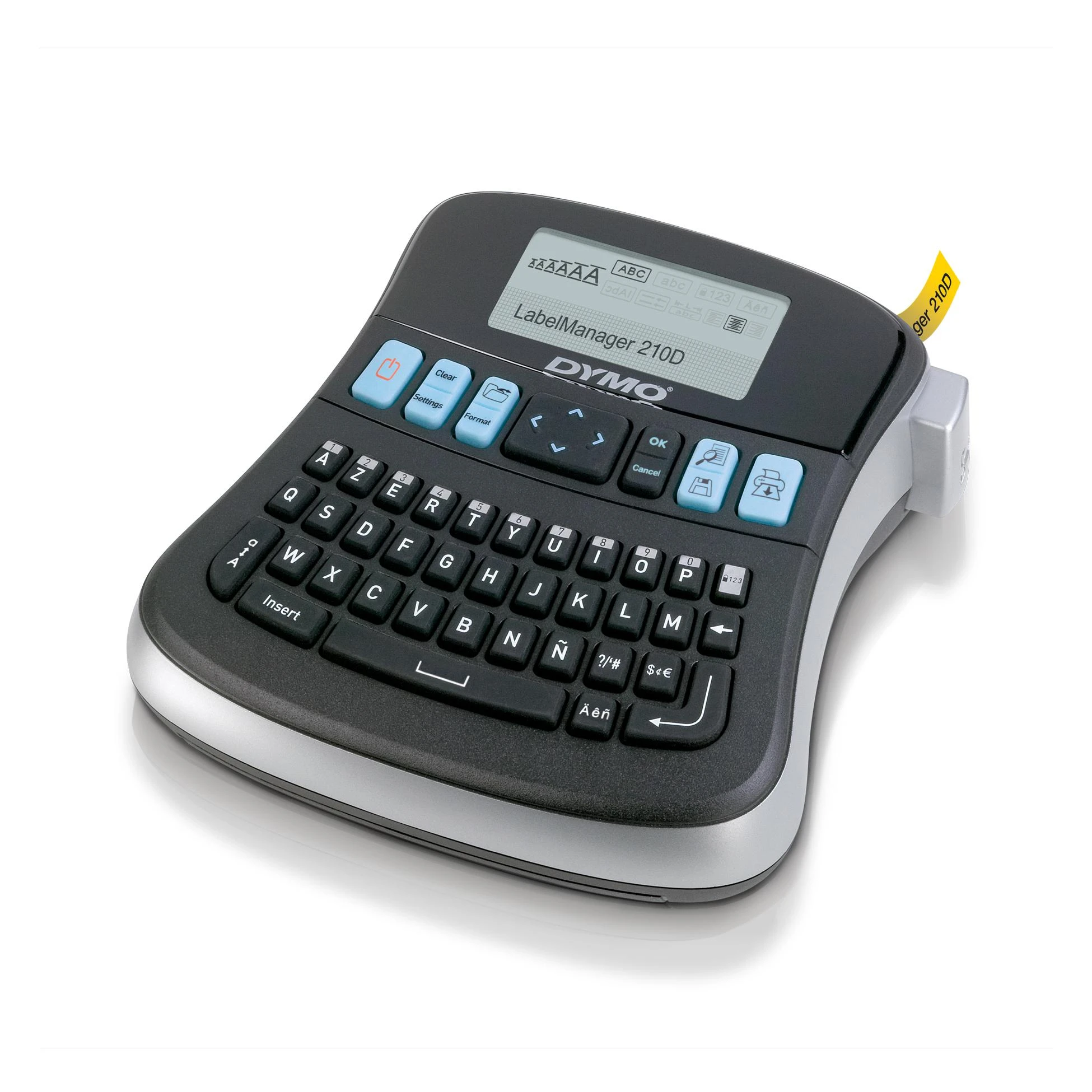 DYMO LabelManager 210D™ QWZ Kitcase etikečių spausdintuvas Perkėlimas terminiu būdu 180 x 180 DPI 12 mm/sec QWERTZ