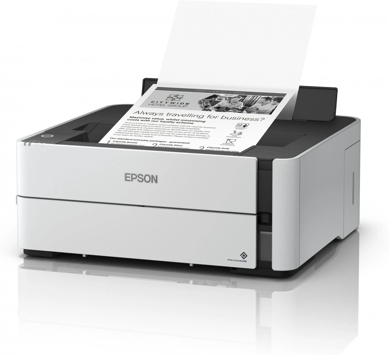 Epson Spausdintuvas EcoTank M1170 Mono, Inkjet, Inkjet Spausdintuvas, Wi-Fi, Maksimalus ISO A serijos popieriaus dydis A4, Baltas