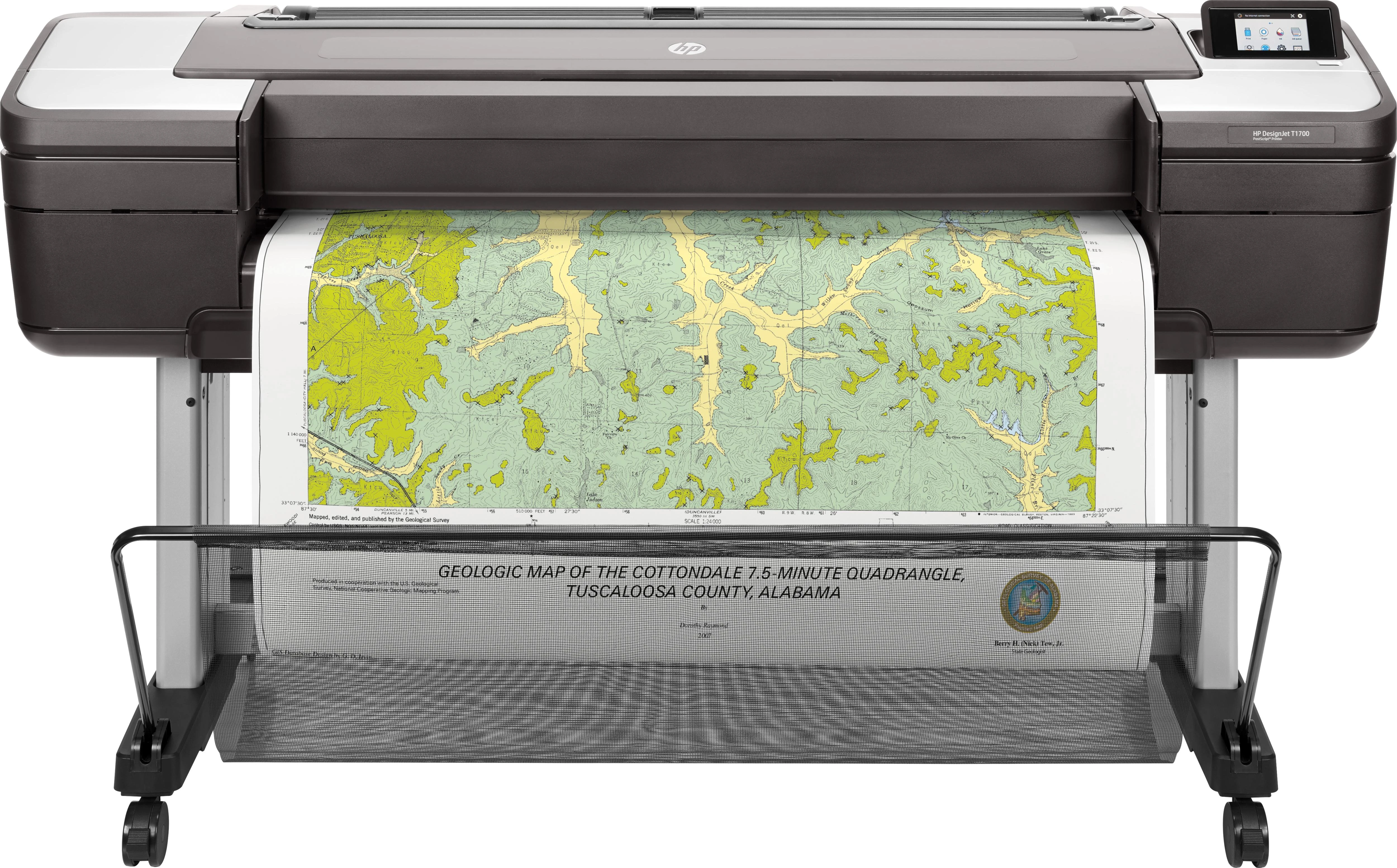 Spausdintuvas Hewlett Packard (HP) „HP DesignJet T1700“ 44 colių braižytuvas (W6B55A)
