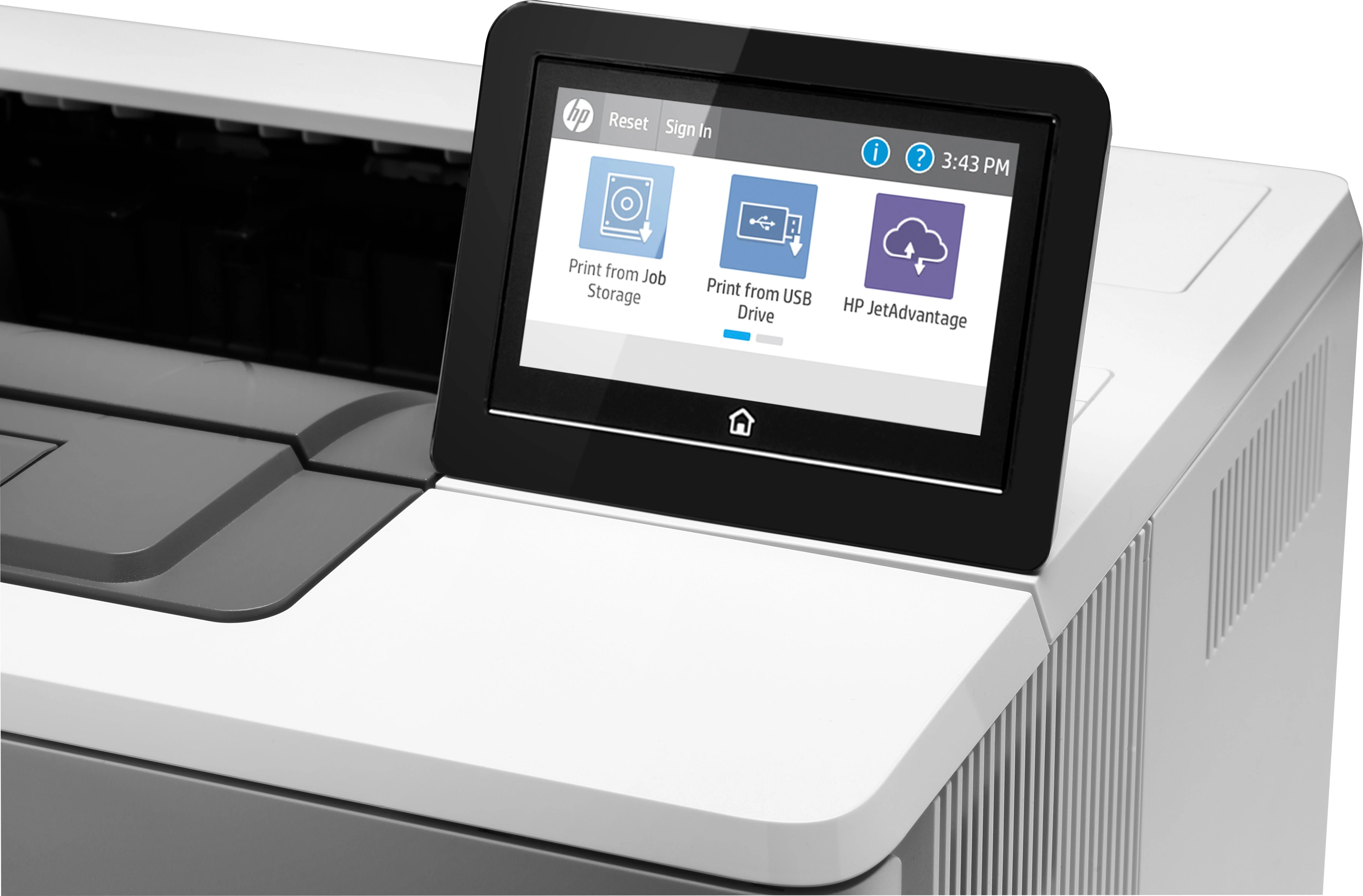 Hewlett Packard (HP) HP LaserJet Enterprise M507x Spausdintuvas - A4 Mono lazerinis, Spausdinimas, Automatinis dokumentų tiektuvas, Auto-Duplex, LAN, WiFi, 43ppm, 2000-7500 puslapių per mėnesį (pakeičia M506x)