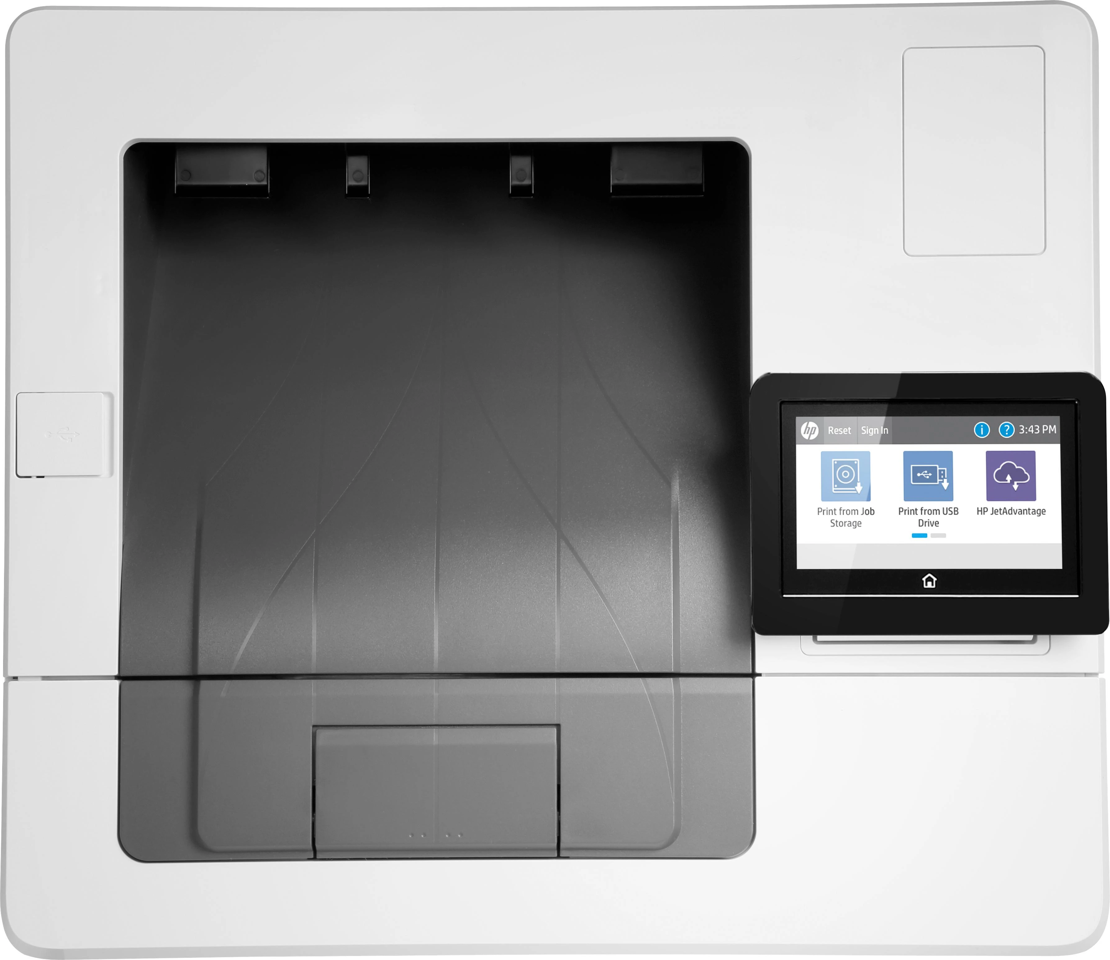 Hewlett Packard (HP) HP LaserJet Enterprise M507x Spausdintuvas - A4 Mono lazerinis, Spausdinimas, Automatinis dokumentų tiektuvas, Auto-Duplex, LAN, WiFi, 43ppm, 2000-7500 puslapių per mėnesį (pakeičia M506x)