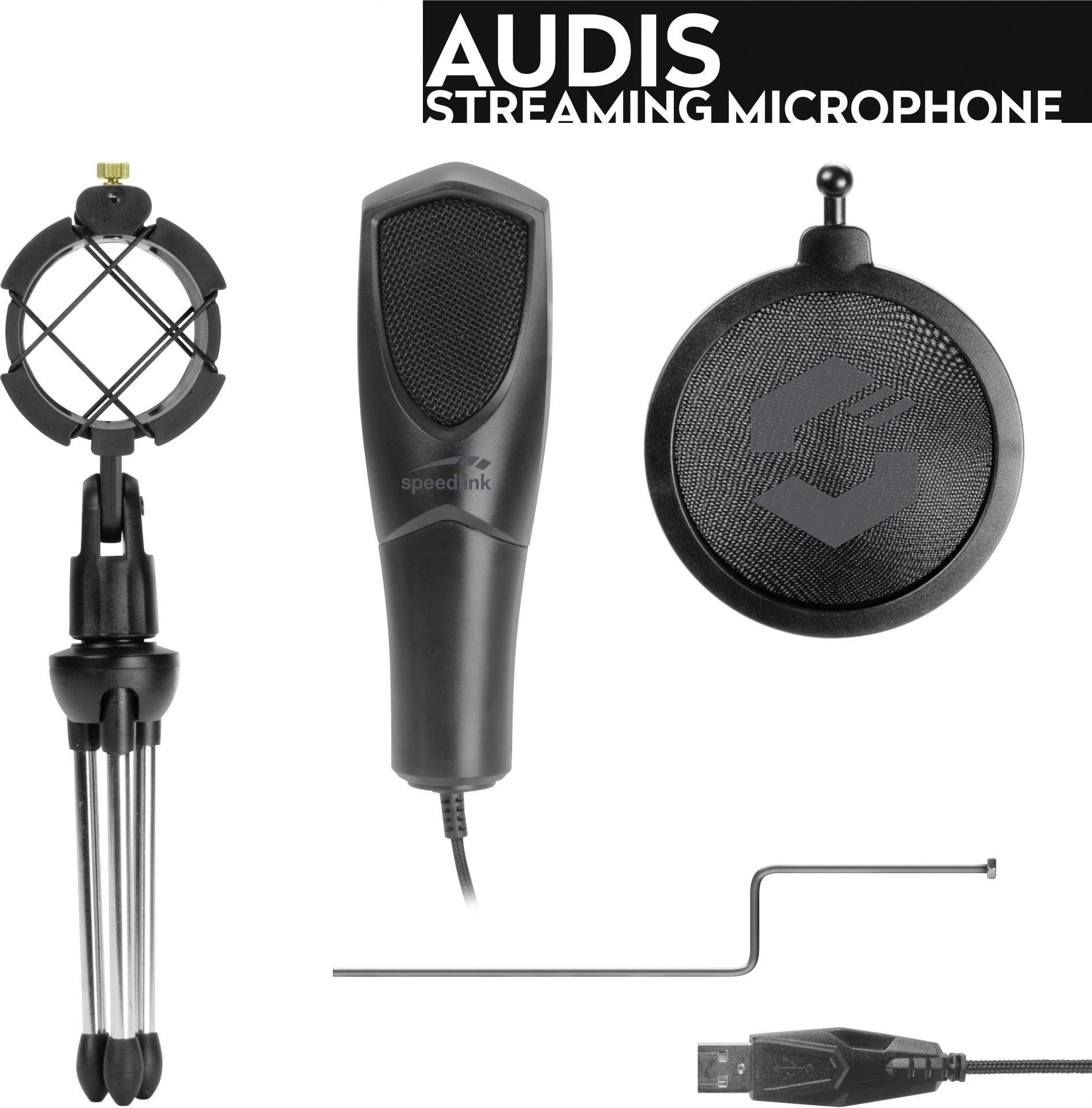 Speedlink – AUDIS srautinis mikrofonas