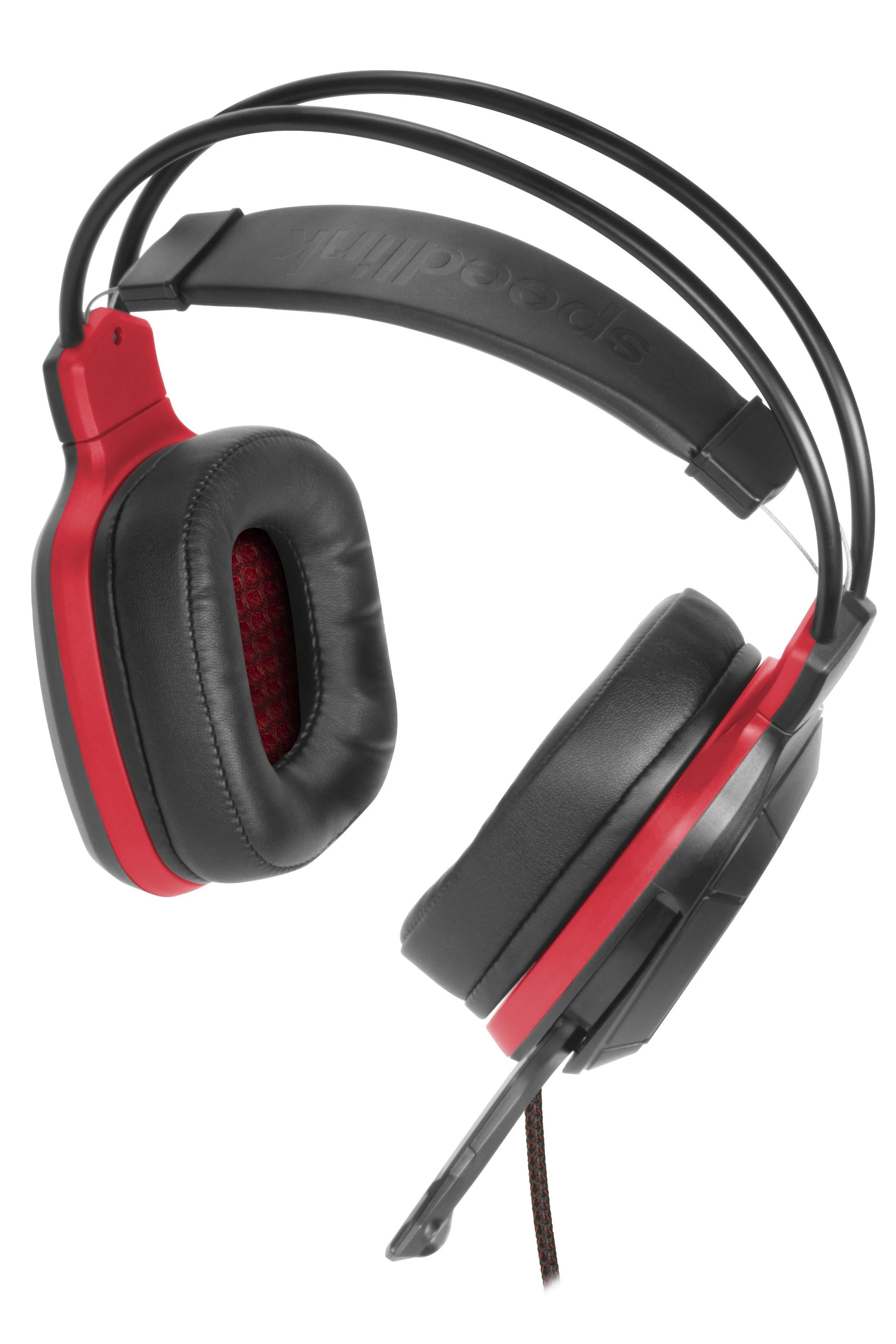 Speedlink Draze juodos ir raudonos žaidimų ausinės