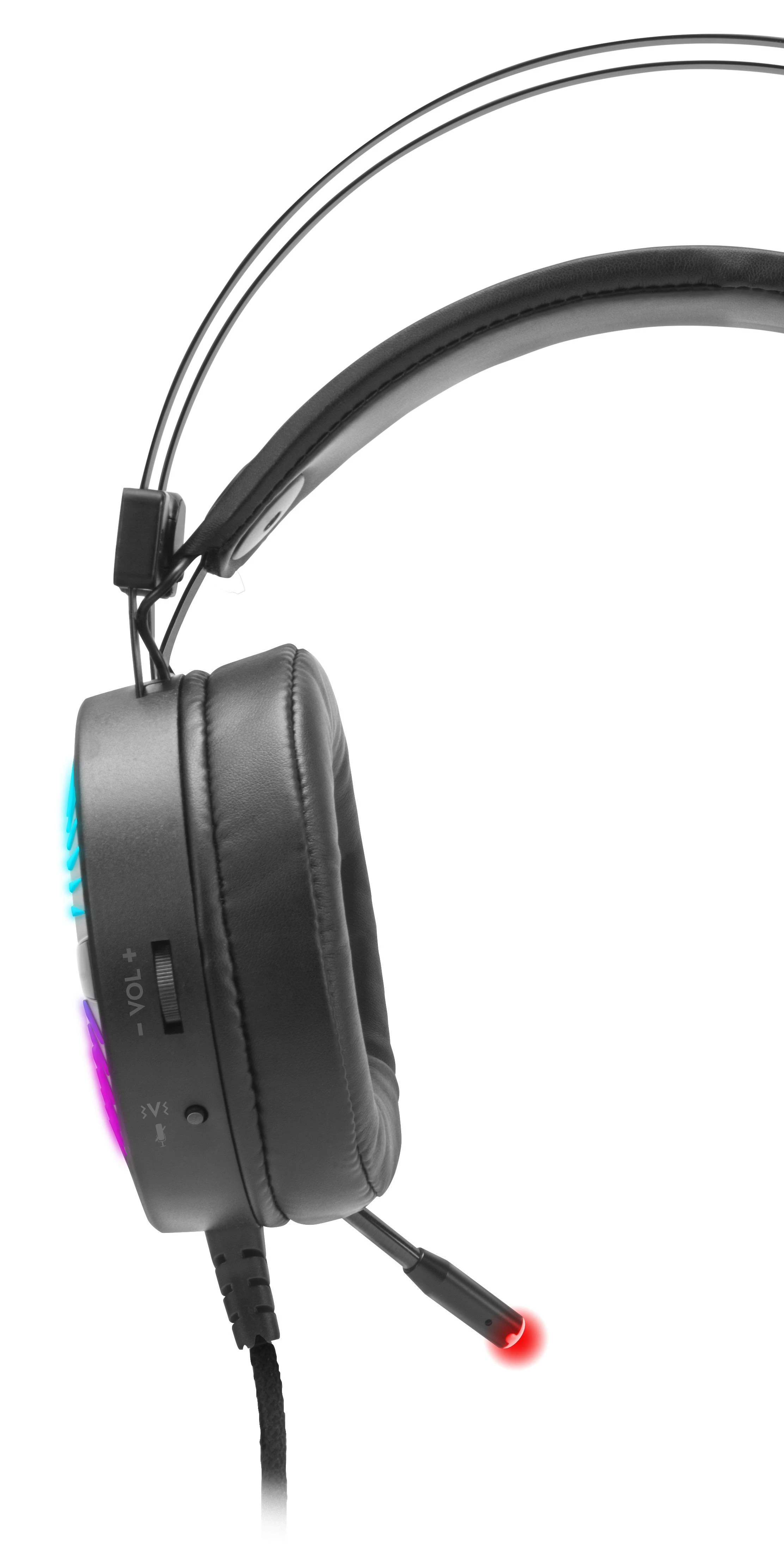 Speedlink ausinės Quyre RGB 7.1, juodos (SL-860006-BK)